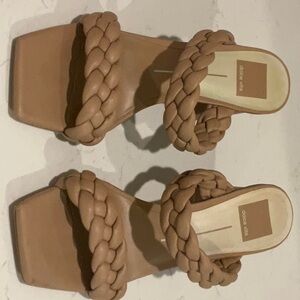 Dolce Vita Tan Braided Heels